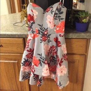 Floral Homecoming Dress